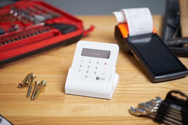 calculator and tools on table