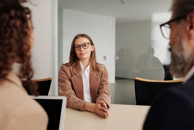 landlord interviewing potential tenants